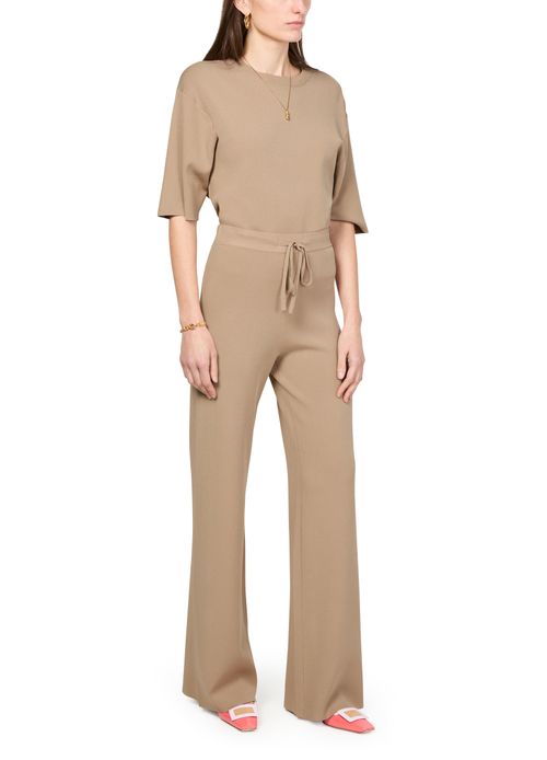 YVES SALOMON Gerade Hose aus Stretch-Strick