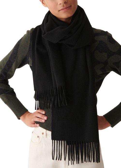 BOMPARD Classic fringed scarf