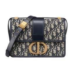 30 Montaigne Bag Blue Dior Oblique Jacquard