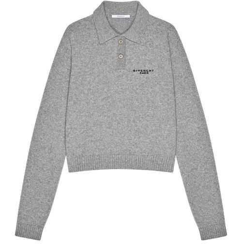 GIVENCHY Wool and cashmere polo shirt