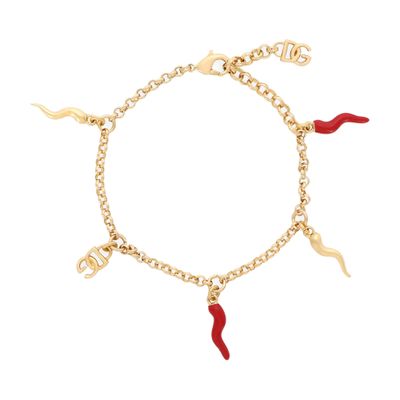 Dolce & Gabbana Dg Charm Bracelet In Gold