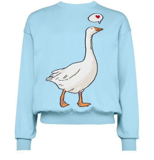 MOSCHINO Pull à imprimé Oie