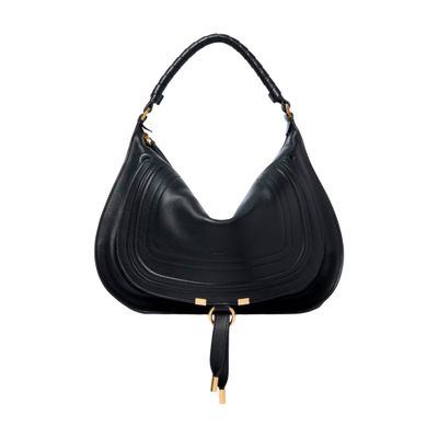 Chloé Marcie Shoulder Bag In Black