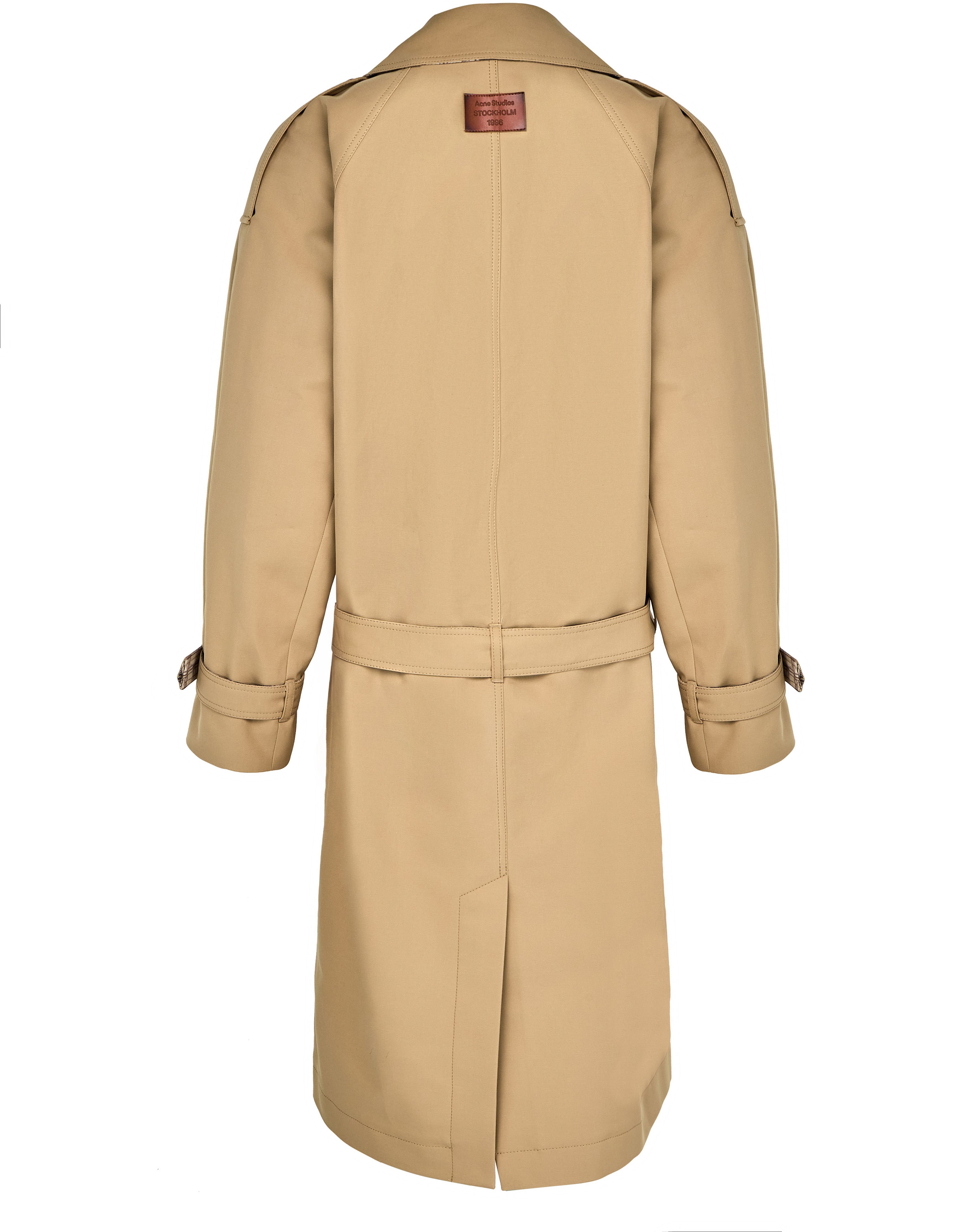 Satin trench coat thumbnail 3
