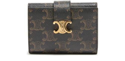CELINE Fine wallet Celine Victoire in Triomphe canvas