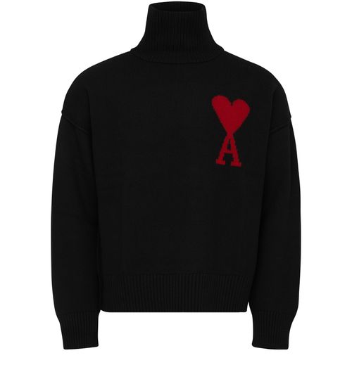 AMI PARIS Ami de Cœur turtleneck sweater