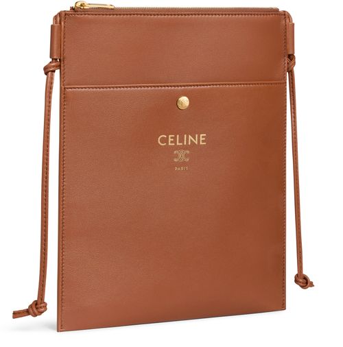 CELINE Sharp pouch in smooth lambskin
