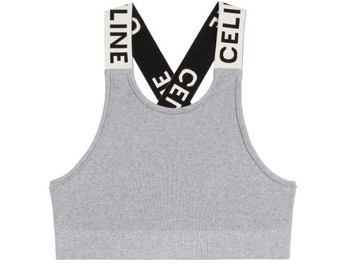 CELINE Crossback sports bra in athletic knit