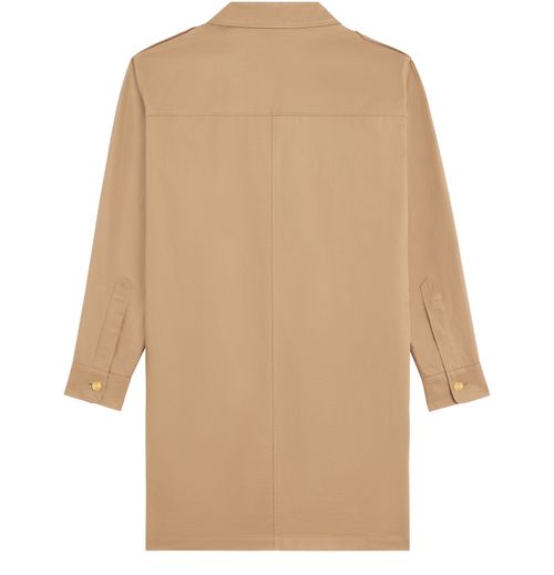 CELINE Mini robe saharienne coton lin