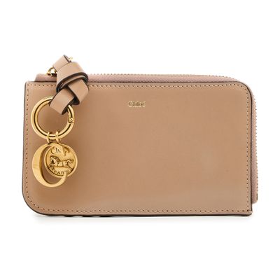 Chloé Alphabet Wallet In Beige