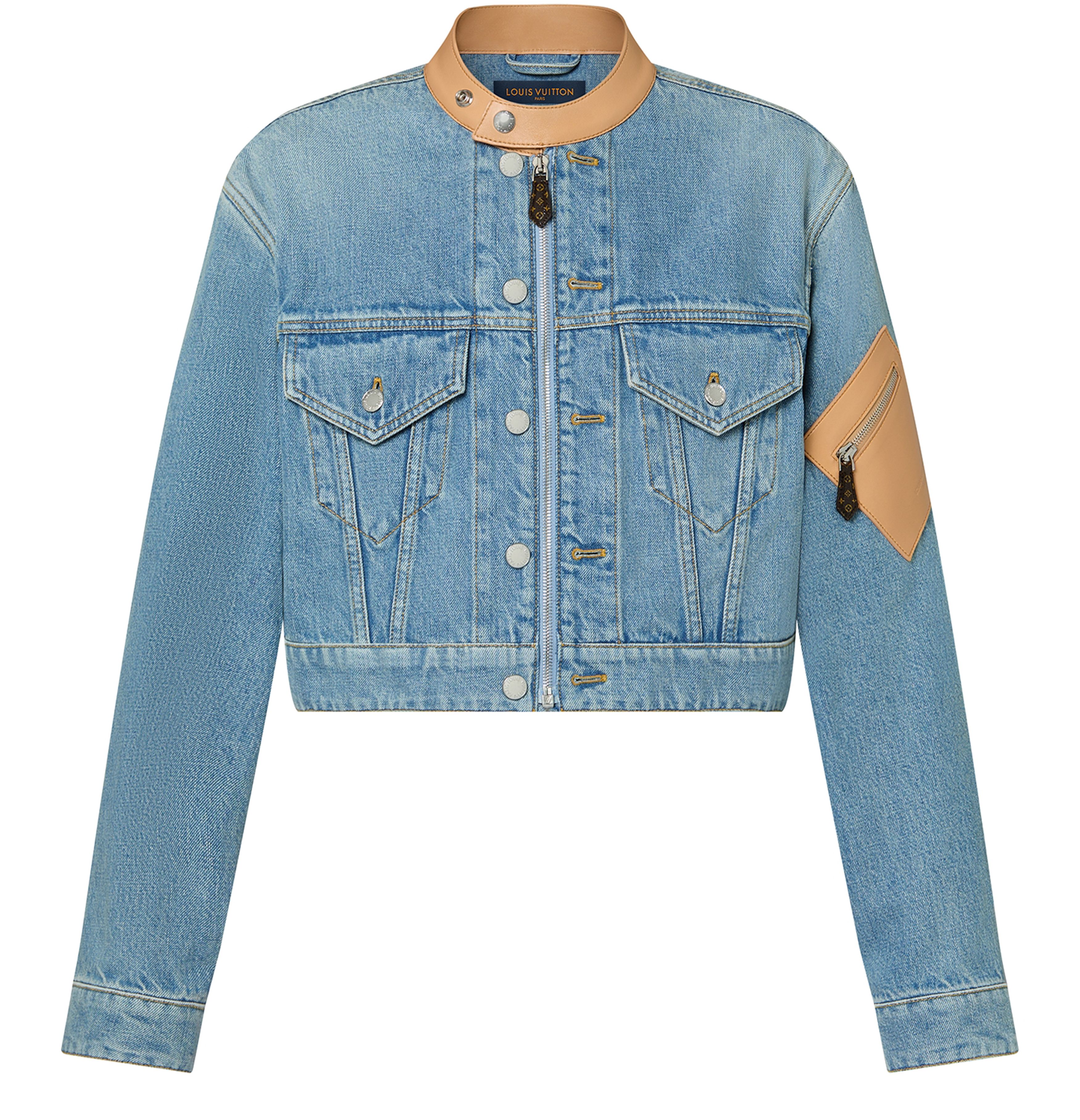 Double Fastening Denim Jacket