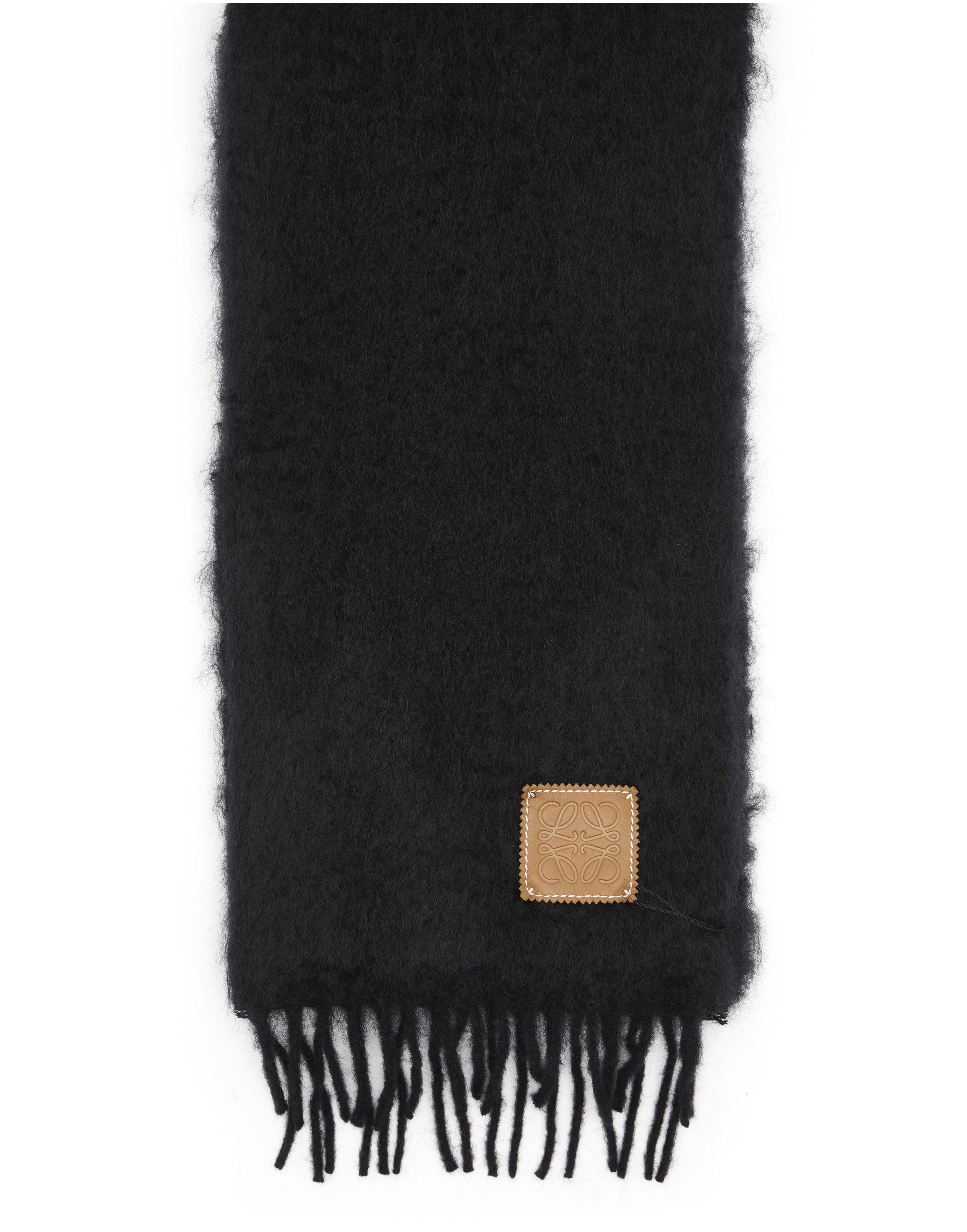 Scarf in mohair and wool