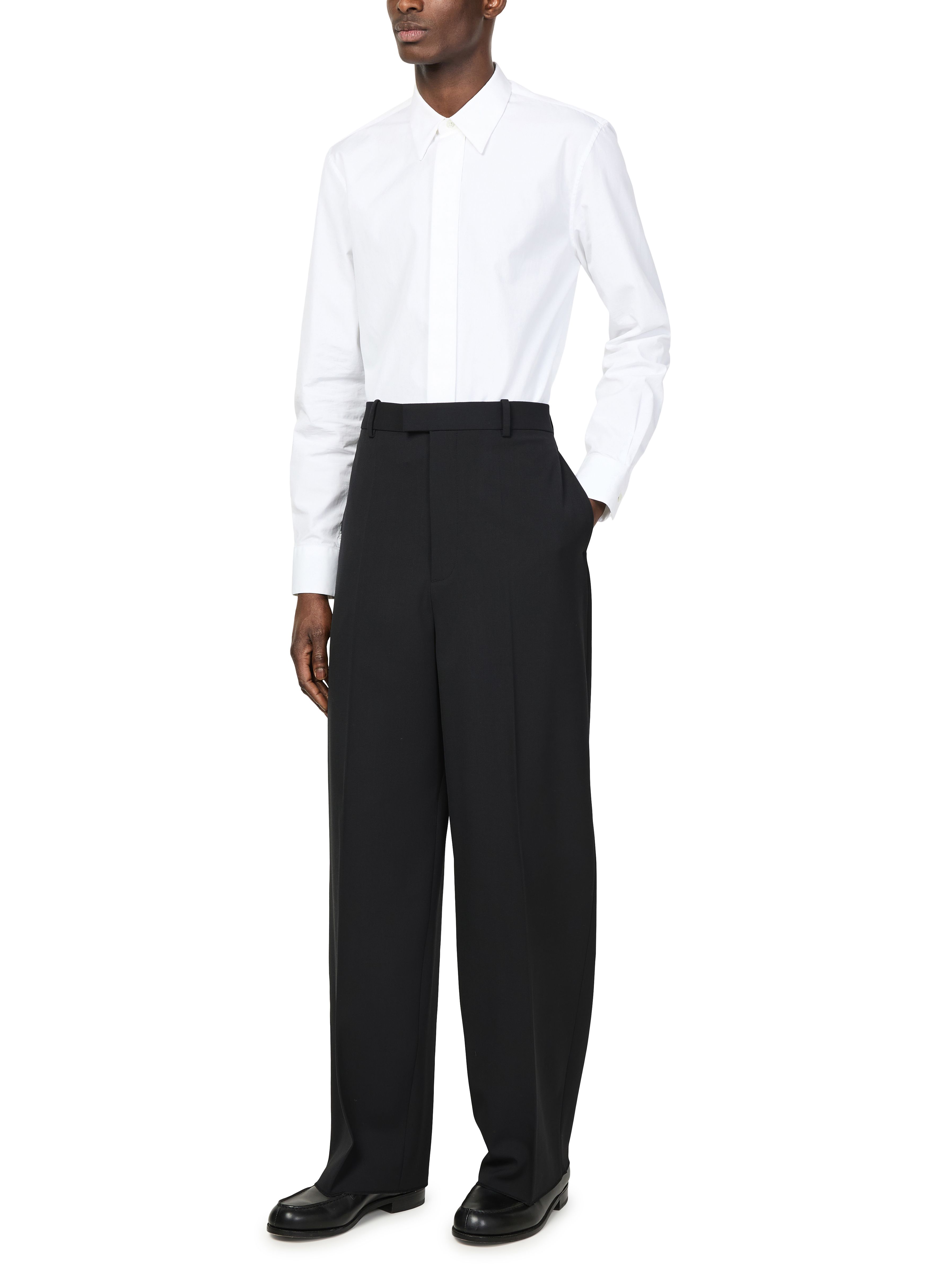 Stretchy wool blend pants thumbnail 6