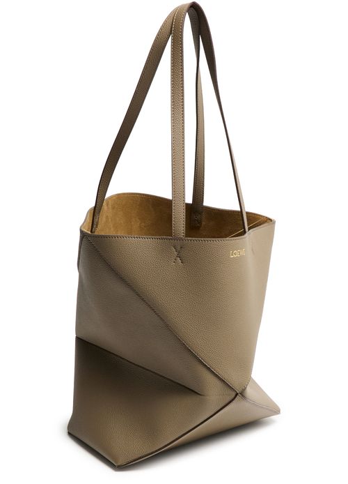 LOEWE Medium Puzzle Fold tote in soft grained calfskin