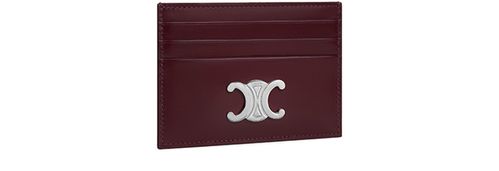 CELINE Triomphe in shiny calfskin card holder