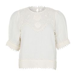 Layered ミュージシャン Blouse Coller [WH/]
