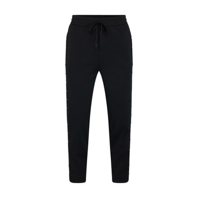 Shop Moncler Sweat Pants In Black