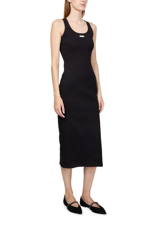MCQUEEN Jersey midi dress