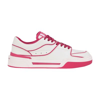 Dolce & Gabbana New Roma Leather Low-top Sneakers In Multicolor