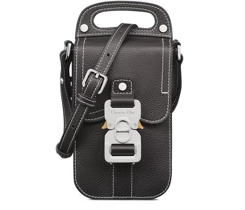 DIOR Saddle Vertical Pouch with Strap