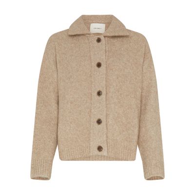 Lisa Yang Edda Cashmere Cardigan In Beige