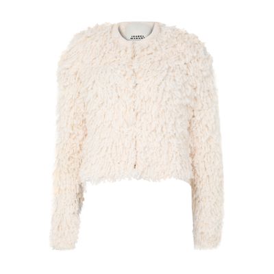 Isabel Marant Fedra Cardigan In Neutral