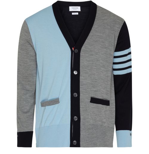 THOM BROWNE 4Bar fun mix classic cardigan