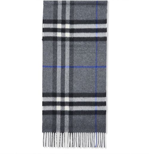 BURBERRY Checked cashmere scarf