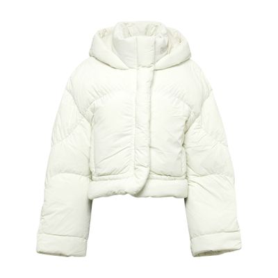 Shop Acne Studios Puffer Jacket In Porcelain_white