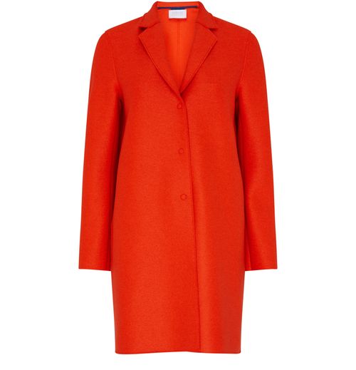 HARRIS WHARF LONDON Cocoon in felted wool coat