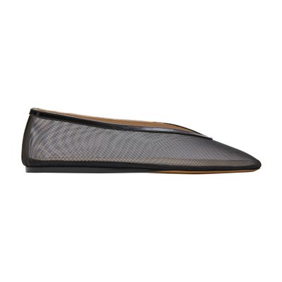 Shop Le Monde Beryl Luna Ballet Flats In Black