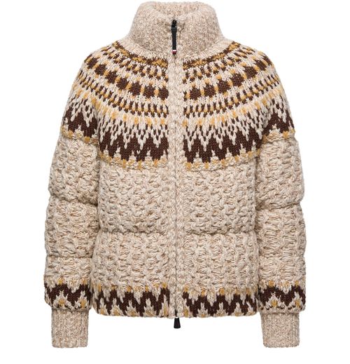 MONCLER Bi-material jacket