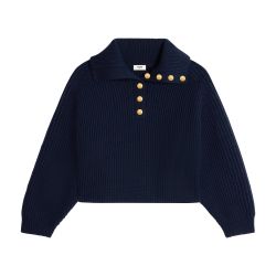 Tシャツ・カットソー CELINE | Vareuse sweater in ribbed wool and cashmere Women's Vareuse sweater in ribbed wool and cashmere | CELINE