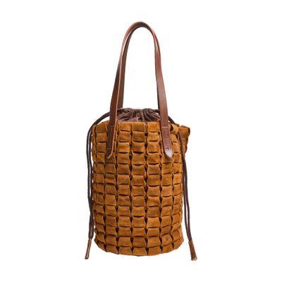 Dragon Diffusion Link Bucket Bag In Orange