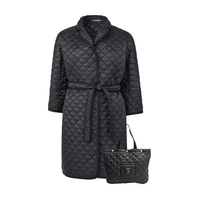 Max Mara Arianna Quilted Coat - The Cube In Black