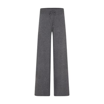 Lisa Yang High-rise Cashmere Trousers In Gray
