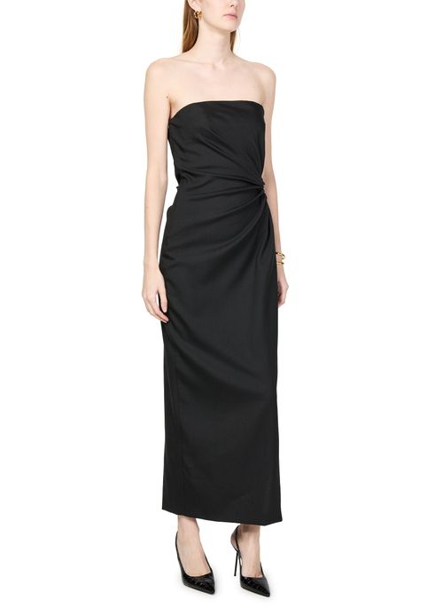 MAX MARA Silva bustier drapped dress