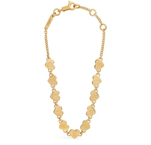 CELINE Celine in brass bracelet with gold finish