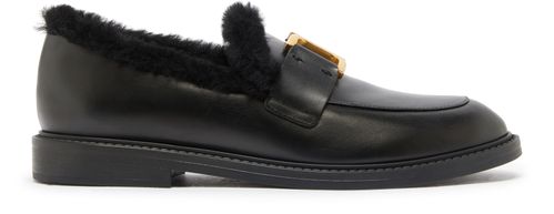 CHLOE Shearling Loafers Marcie