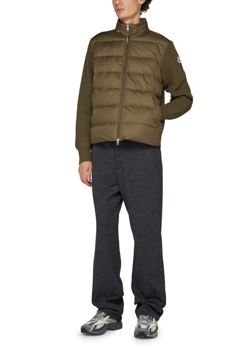 MONCLER Bi-material jacket