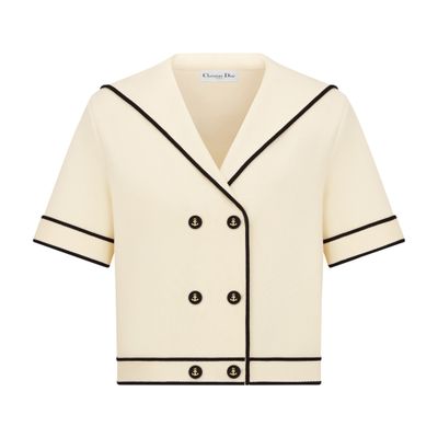 Women's Dior Marinière short-sleeved sweater | DIOR | 24S
