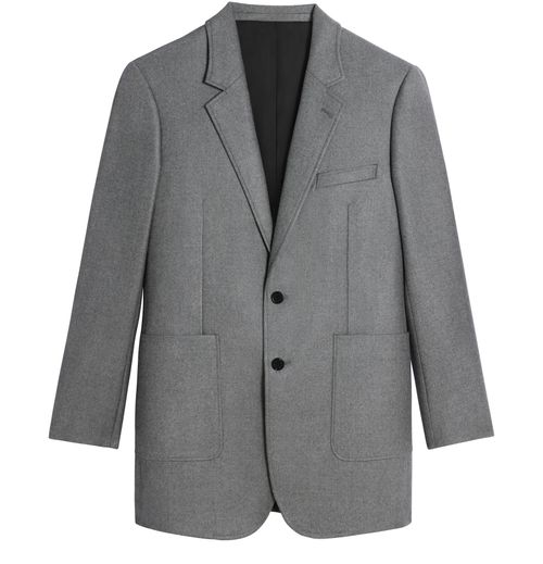 CELINE Tommy in cashmere flannel jacket