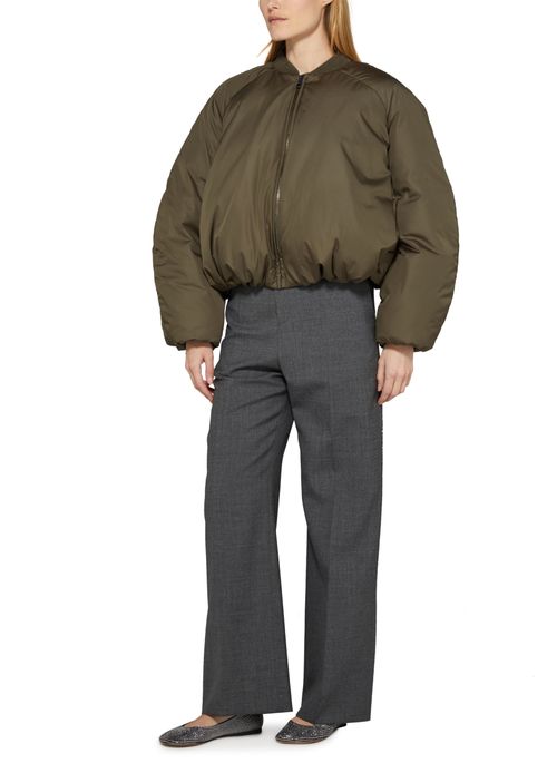 LOEWE Quilted aviator jacket