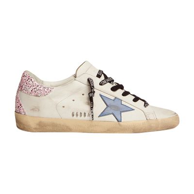 Golden Goose Super-star Sneakers In White