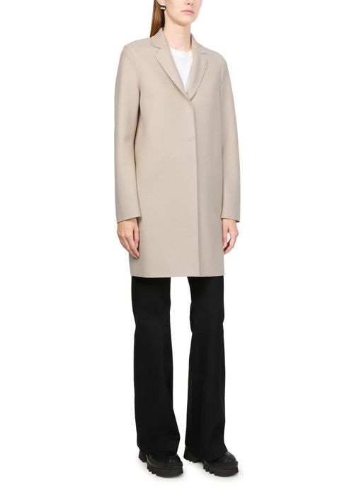 HARRIS WHARF LONDON Cocoon pressed wool coat