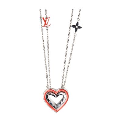 Louis Vuitton Lv Cupid Necklace In Brown