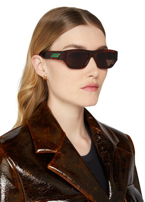 BOTTEGA VENETA Lunettes de soleil rectangulaires
