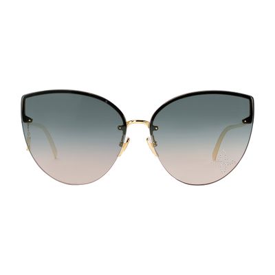 Louis Vuitton Black Gradient Rimless Cat-Eye Sunglasses LV Jewel Cat Eye Sunglasses S00 - Women - Accessories  main image 4