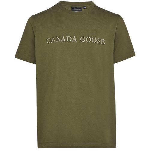 CANADA GOOSE T-Shirt mit gesticktem Schriftzug Emersen