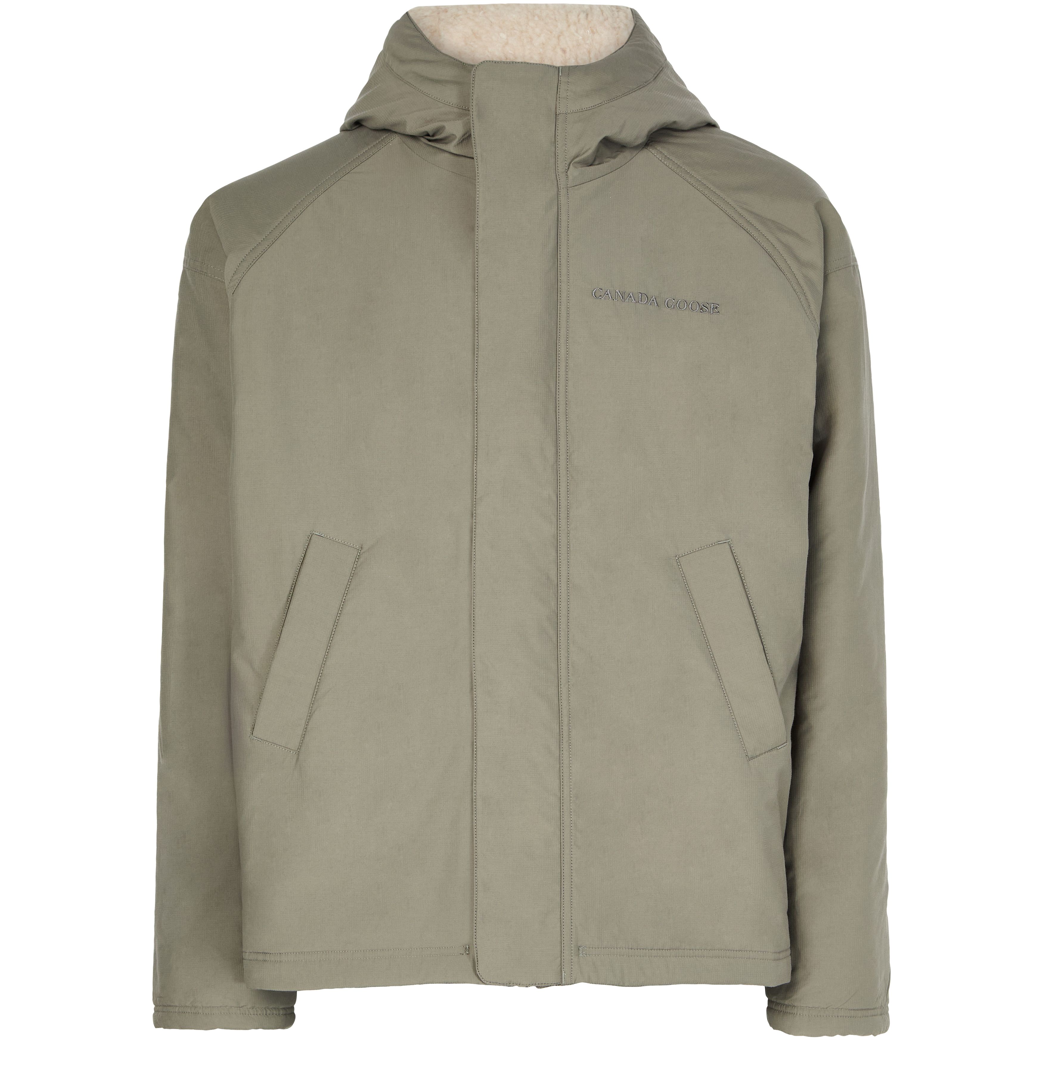 Alberni reversible fleece aviator jacket